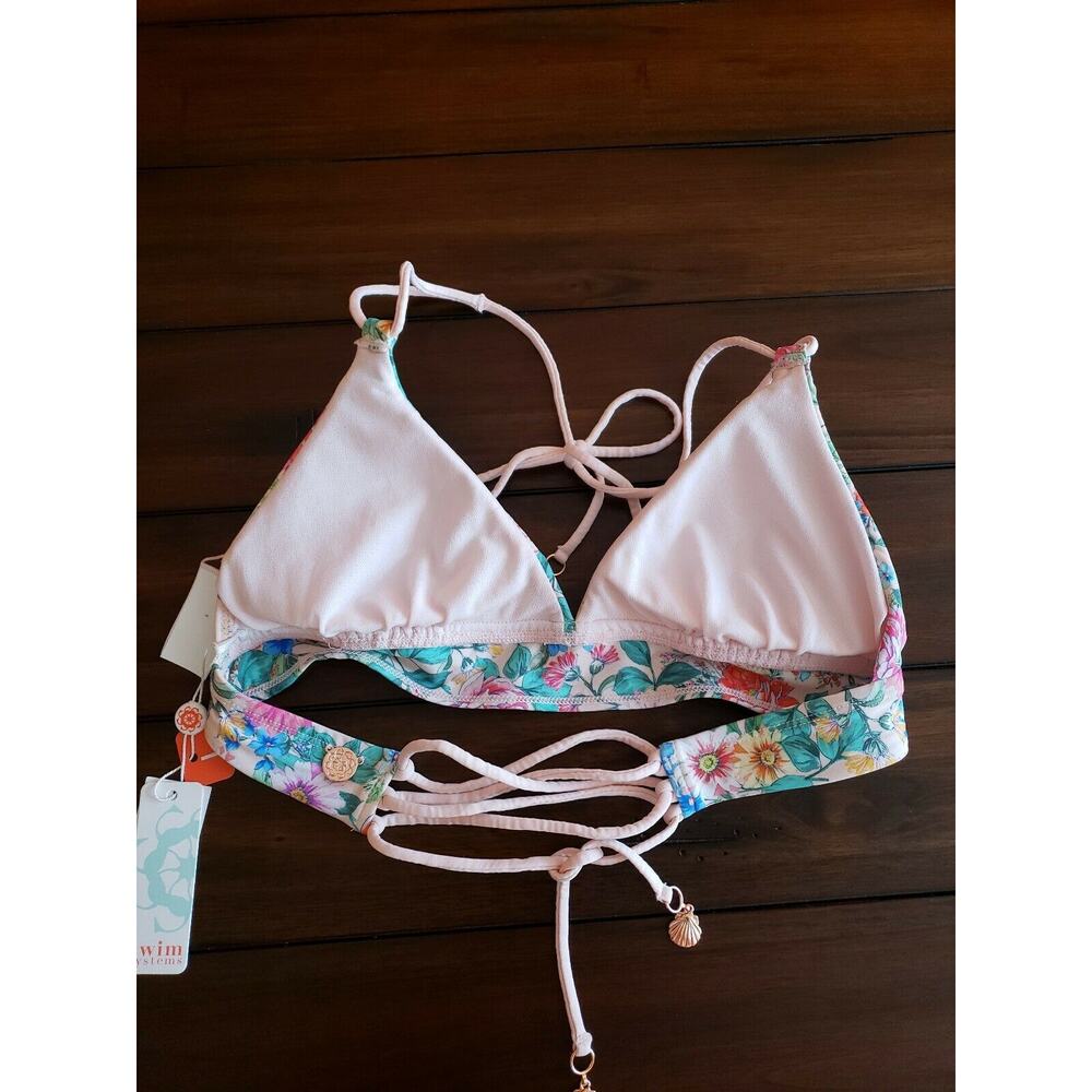 Swim Systems Love Birds Halter Bikini Top C610 Size L NWT - Picture 4 of 10